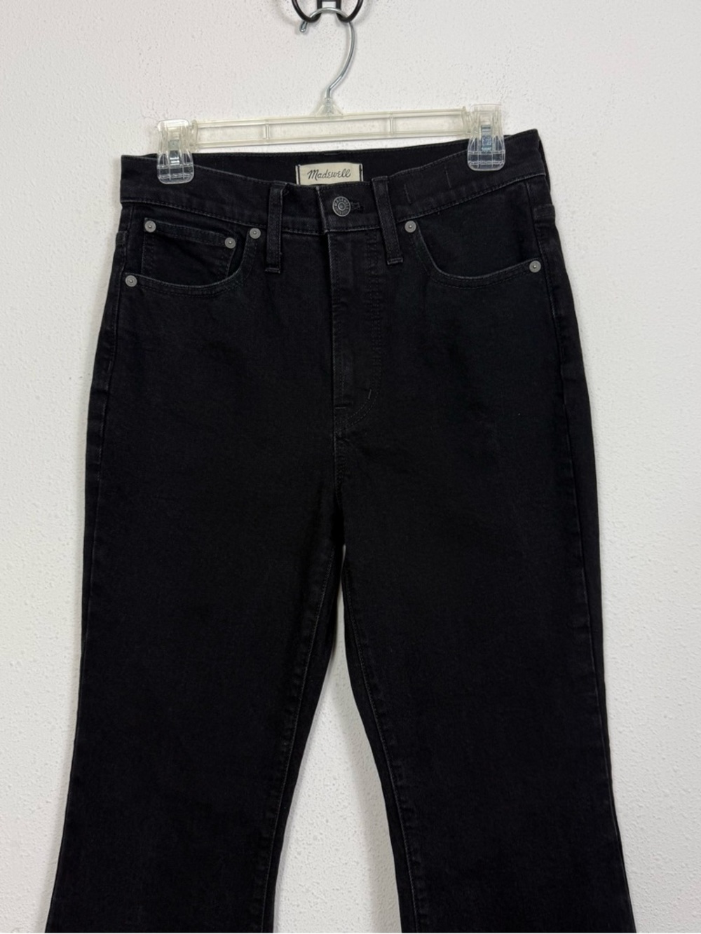 Madewell Black The Perfect Vintage Flare Jean High Waist Sz 27 - Picture 2 of 8
